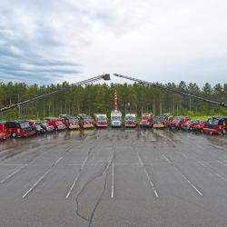 Spring Lake Park - Blaine - Mounds View Apparatus Fleet Photo June 2022