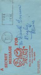Secret Message Postcard