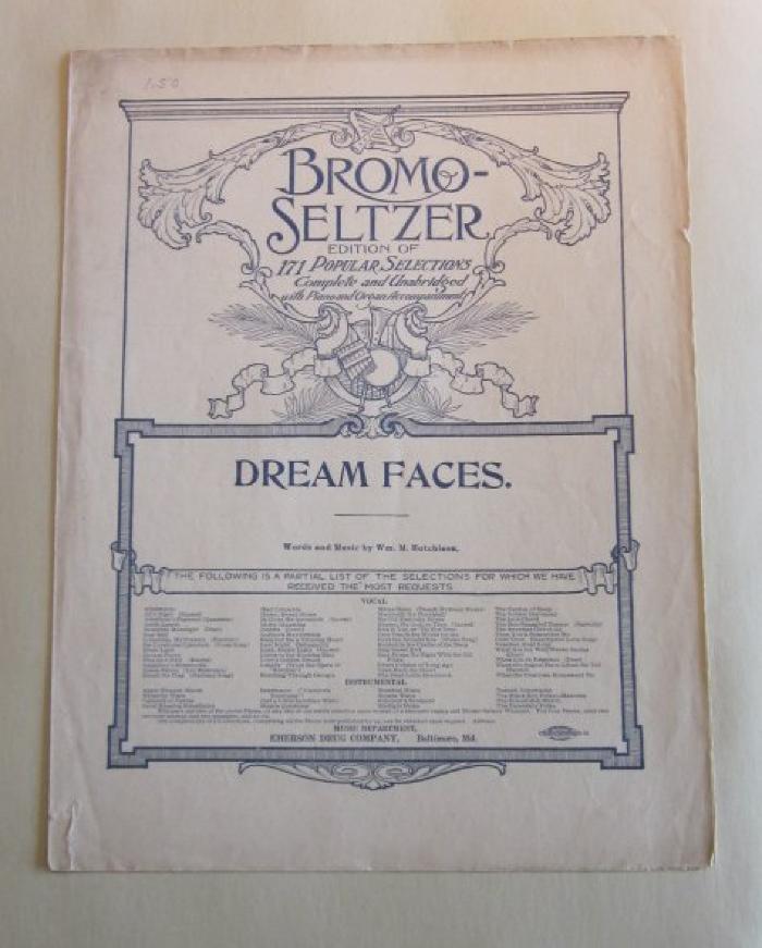 Bromo-seltzer Edition of Dream Faces
