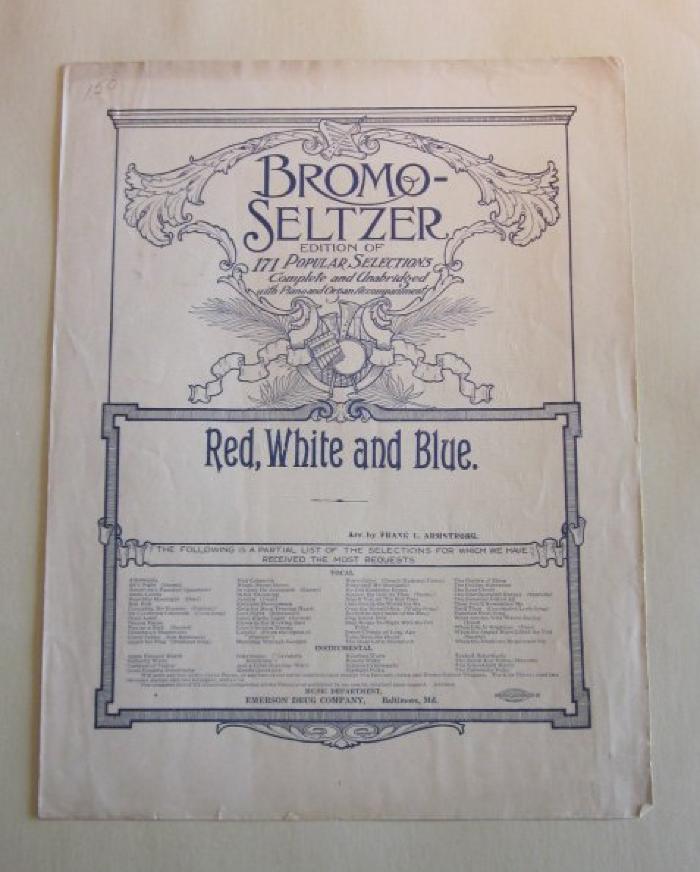 Bromo-seltzer Edition of Red White and Blue