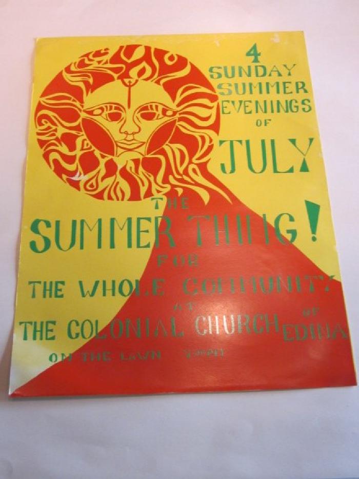 4 Sunday Summer Evenings of July Poster