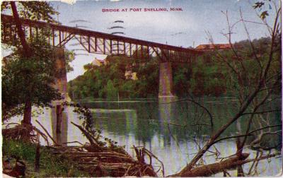 Bridge at Fort Snelling, Minn