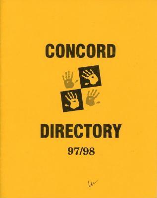 Concord Elementart Directory: 1997-1998