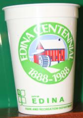 Edina Centennial Plastic Cup
