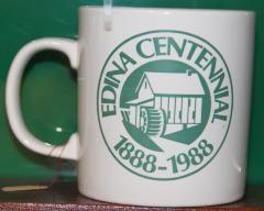 Edina Centennial White Ceramic Mug