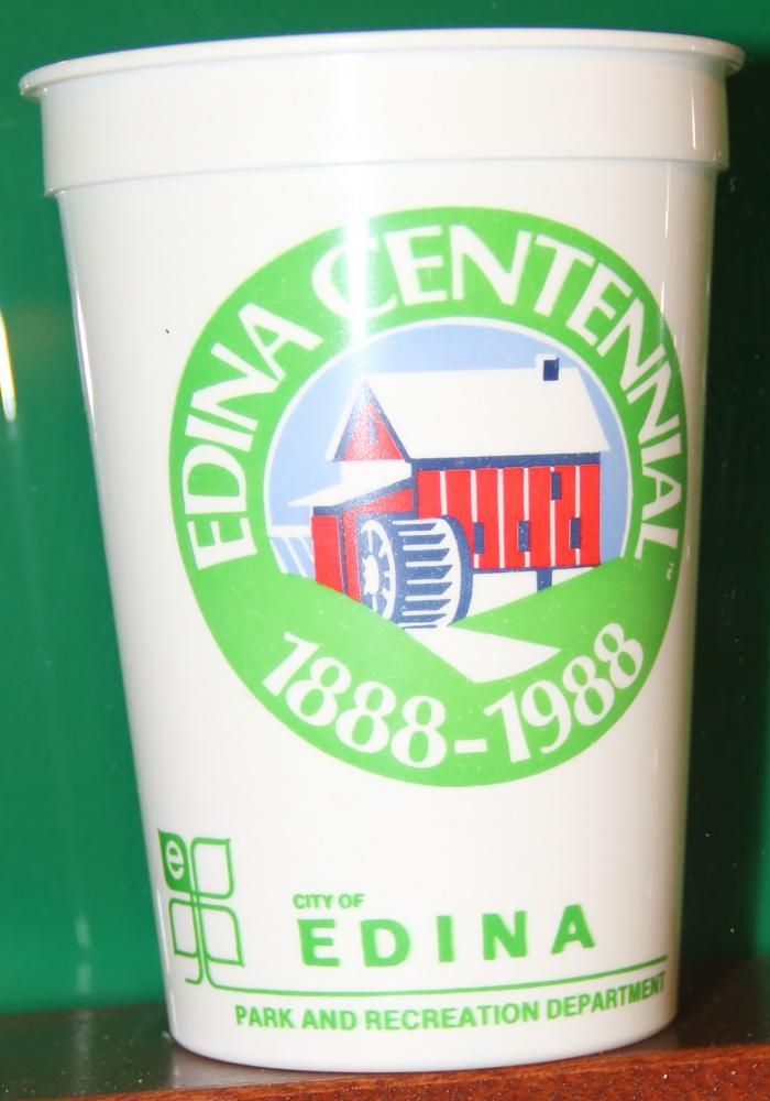 Edina Centennial Plastic Cup