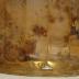 Clear Oval Shaped Glass Bottle