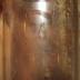 Clear Round with Several Round Bands Glass Bottle