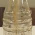 Clear Round with Several Round Bands Glass Bottle