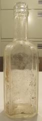 Clear Rectangular Glass Bottle