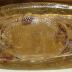 Clear Oval Shaped Glass Bottle