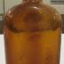 Brown Round Glass Bottle