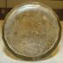 Clear Round Glass Bottle With Smooth Edging