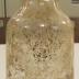 Clear Round with Round Neck Bands Glass Bottle