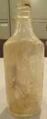 Small Clear Rectangular Glass Bottle