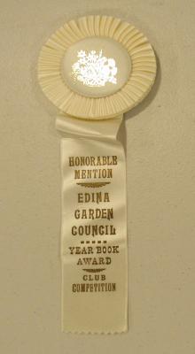 Edina Garden Council Award Ribbon