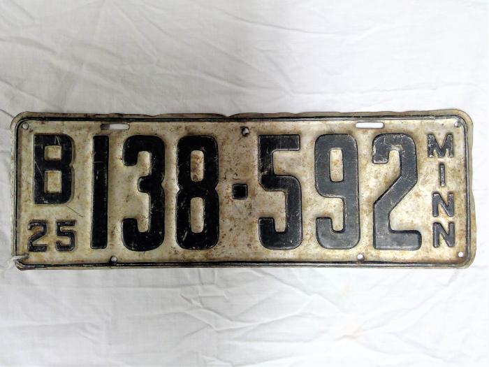 Plate, License