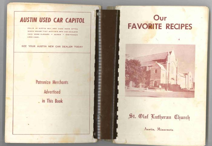 St. Olaf Lutheran Church cookbook