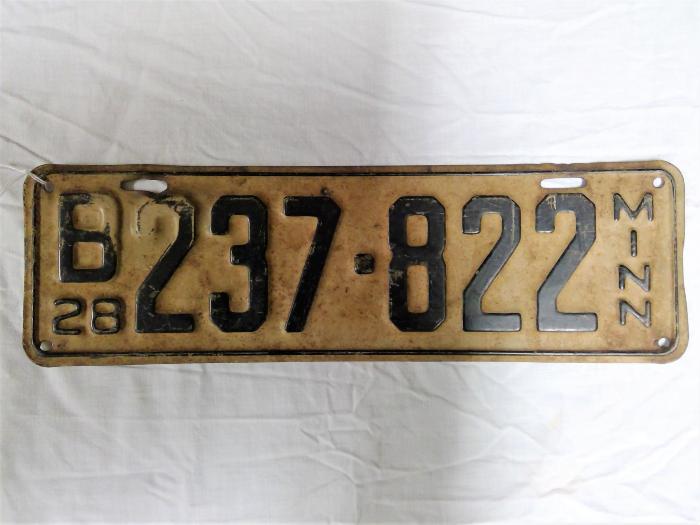Plate, License
