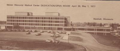 Program for Dedication of Weiner Memorial Medical Center, 1977