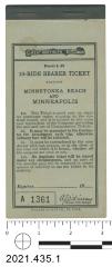 Great Northern Railway tickets #1361
