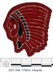 MCHS Indian Head Logo Patch