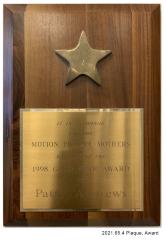 1998 Gold Star Award Presented to Patty Andrews