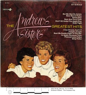 The Andrews Sisters : The Greatest Hits