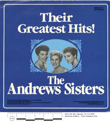The Andrews Sisters : Their Greatest Hits