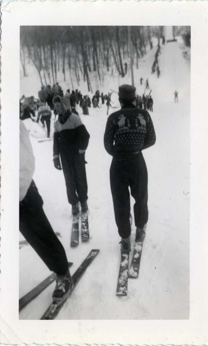 Skiing at Barsness Park