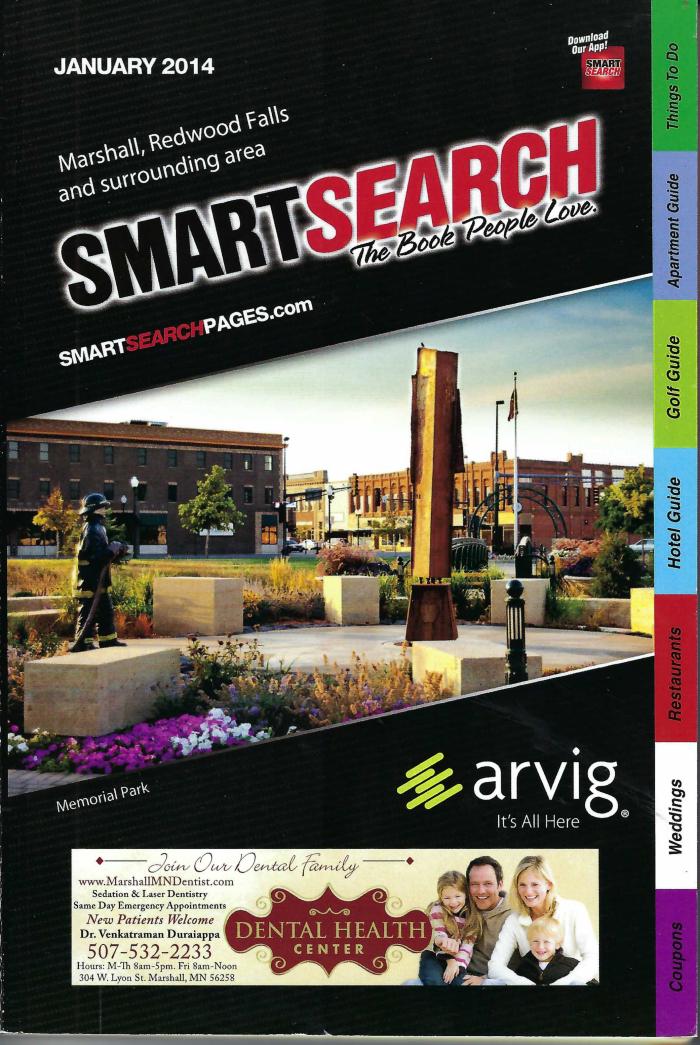 Arvid Smart Search Telephone Directory, Marshall, MN, 2014