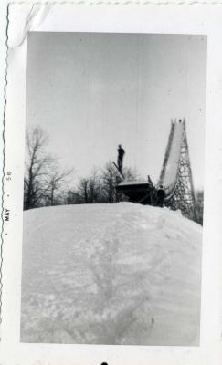 Ski jumping at Barsness Park 1958