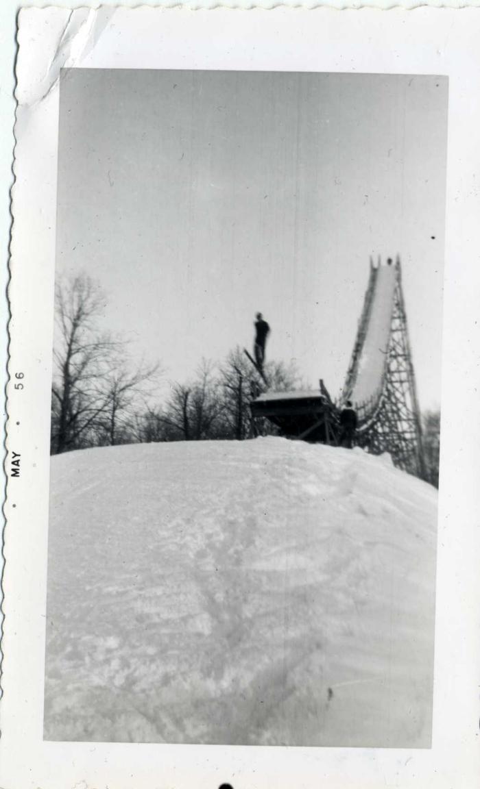Ski jumping at Barsness Park 1958
