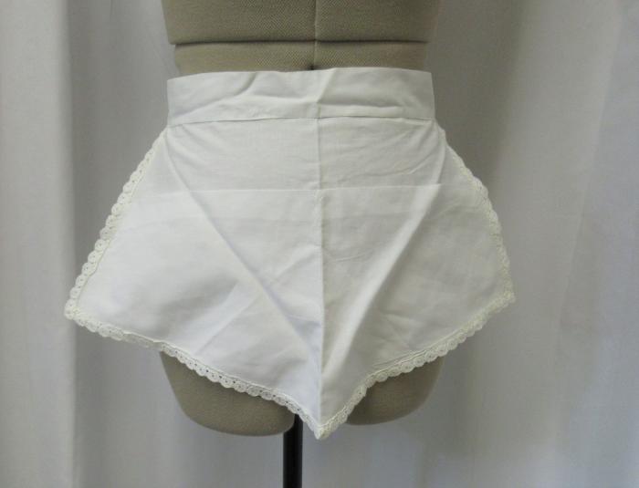 White Wedding Cocktail Apron