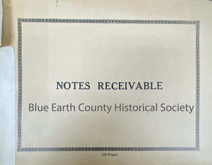 Notes Receivable, Esther Halverson