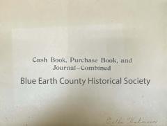 Cash Book, Purchase Book, and Journal-Combined, Esther Halverson