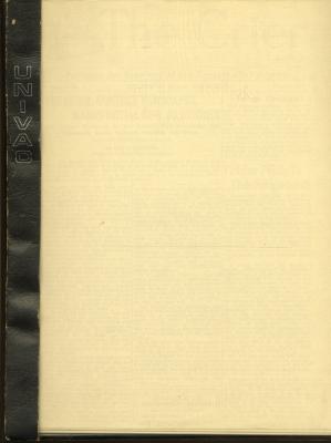 Serial, Newspaper, "The Crier", March 30, 1930 to March 1931, Vol. 1 No. 1 to Vol. 2 No 1