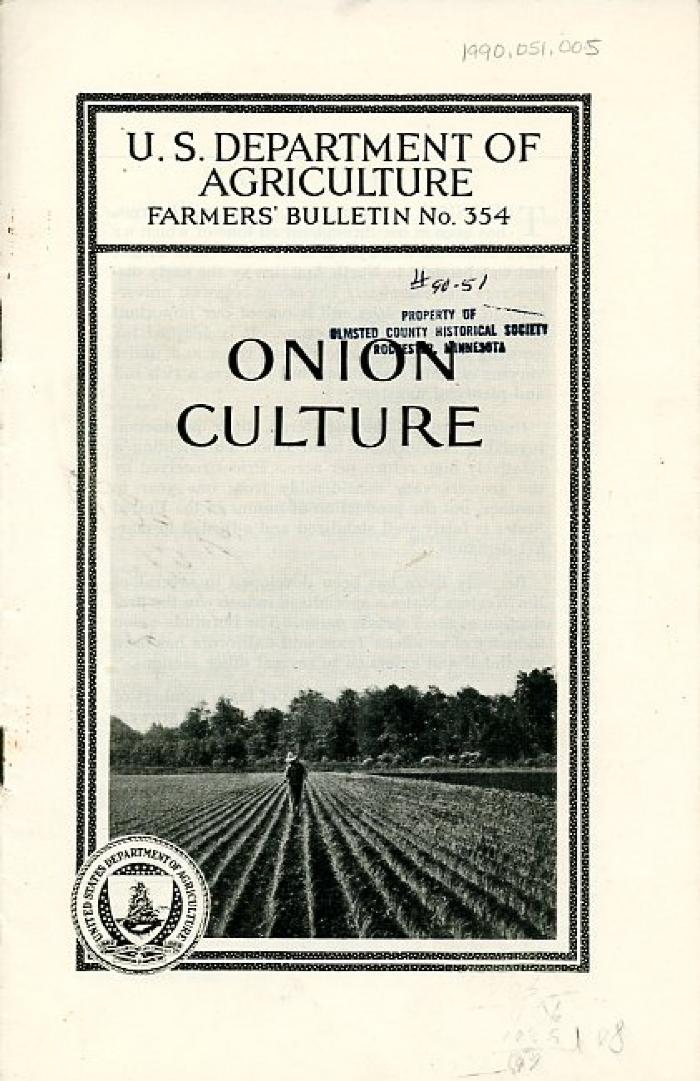 Farmers' Bulletin No. 354: Onion Culture 