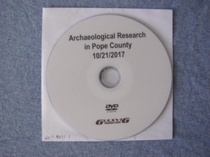 Archaeology Lecture October 21, 2017
