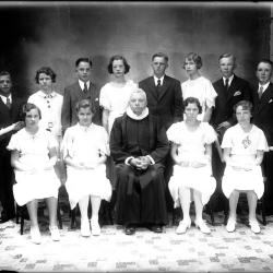Reverend S.G. Hauge Rollag Confirmation Class, 1934