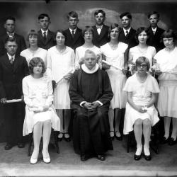 Reverend S.G. Hauge's Confirmation Class, ca. 1930-1940