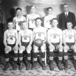 Hitterdahl Boys Basketball Team, 1936