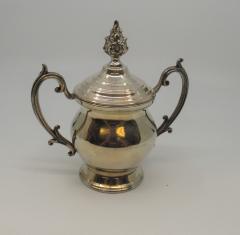 Silver Coffee Service Sugar Dish