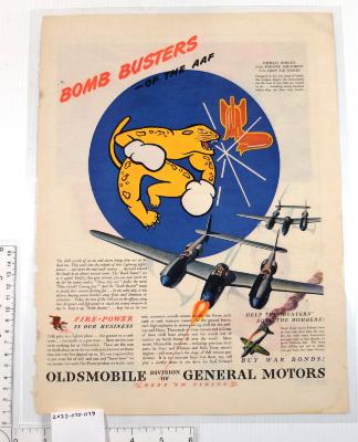 General Motors Advertisement for AAF