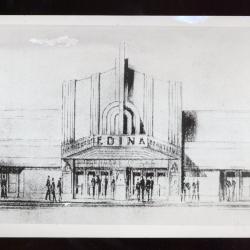 Architect's Drawing of Edina Theater