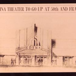 Architect's Drawing of Edina Theater