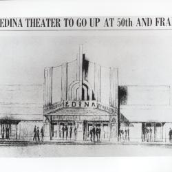 Architect's Drawing of Edina Theater