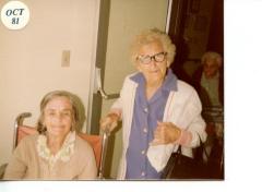 Mary Weber with Friend