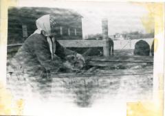Mary Weber with Kittens
