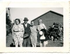 Mary Weber with Neighbors